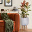 Geometric Patterned Cylinder Planter with Feet-350652352-350652354