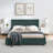 Queen Size Upholstered Bed Frame-973025764