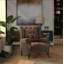 Sandringham Microsuede Wingback Chair-419975871