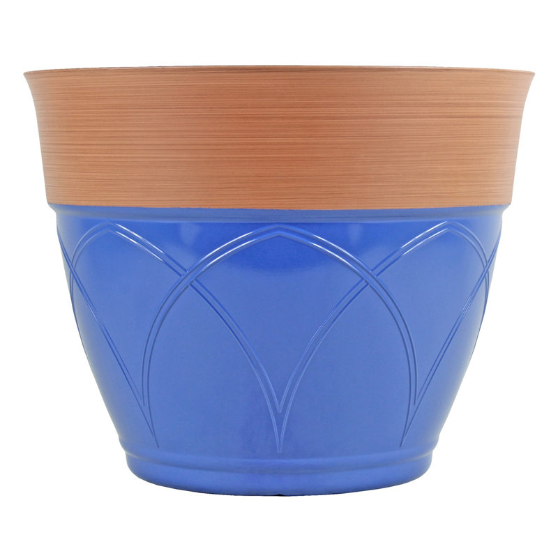 Cachepot, Terracotta/Orange, 12" H x 15" W x 15" D