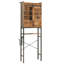 Rangement autoportant moderne pour la salle de bain - Organisateur de salle de bain en bois / bambou, armoire avec portes-88887331