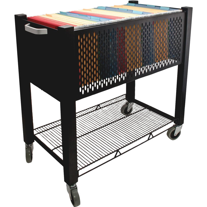 File Cart with Wheels, 29' H x 29' W x 4.5' D
