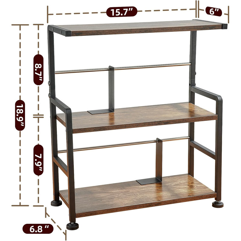CD Storage Rack, 3-tier CD Holder for Coutertop