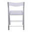 Chaise d'appoint pliante en acrylique Tabris Modern-1608004595