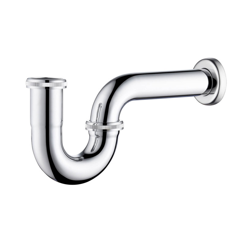 Kibi Decorative P-trap, Chrome