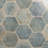 Mandalay Hex 9.13 in. x 10.51 in. Polished Concrete Look Porcelain Floor and Wall Tile-70773855
