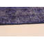 Tapis décoratif en laine bleu foncé 5 pi 5 po x 9 pi 3 po one-of-a-kind Boluwatife noué à la main