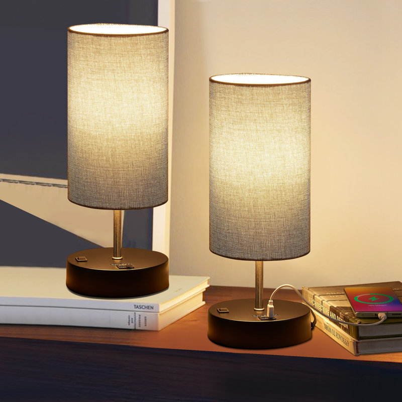Lampe de table USB en métal Stonecrest