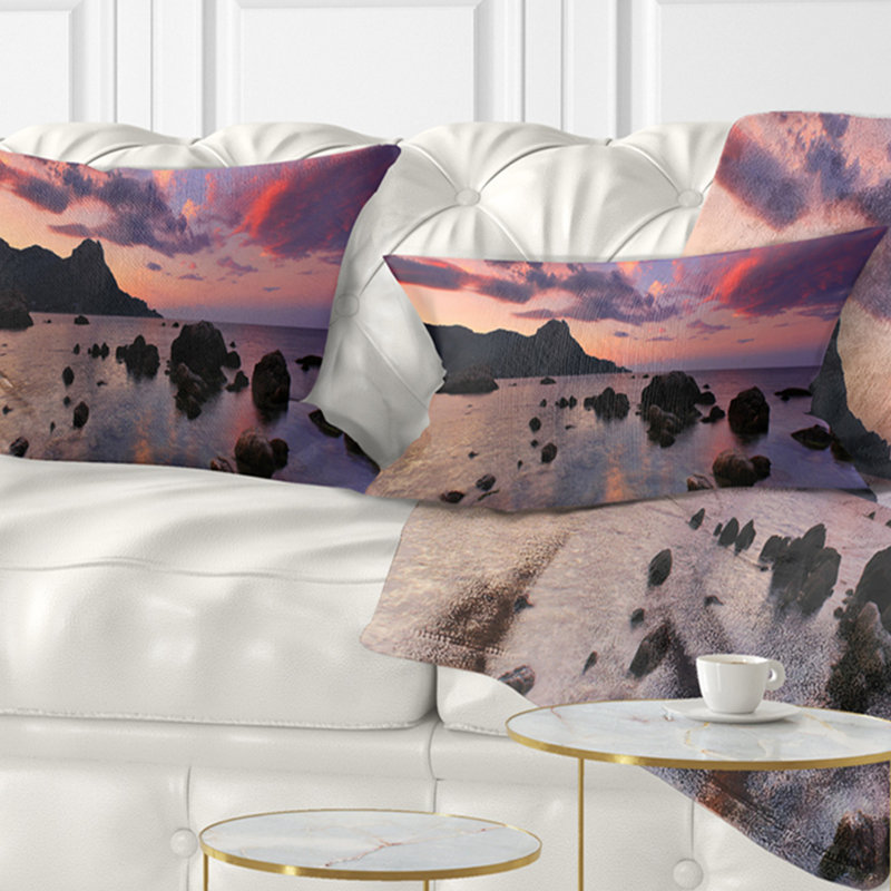 Coussin lombaire de plage couleur rocky mer