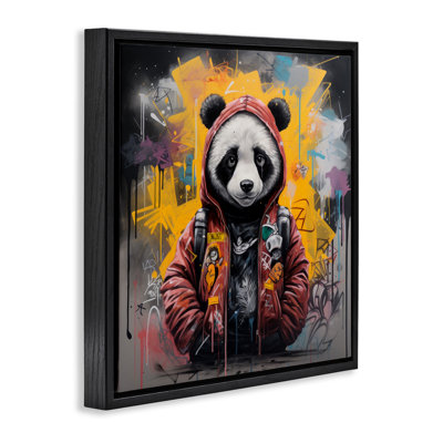 «Urban Graffiti Panda Bear» par Lazar Studio