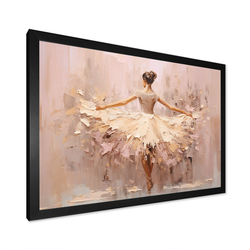Gagarine - Ballet, art mural, H 24 po x l 32 po, Impression encadrée, Noir