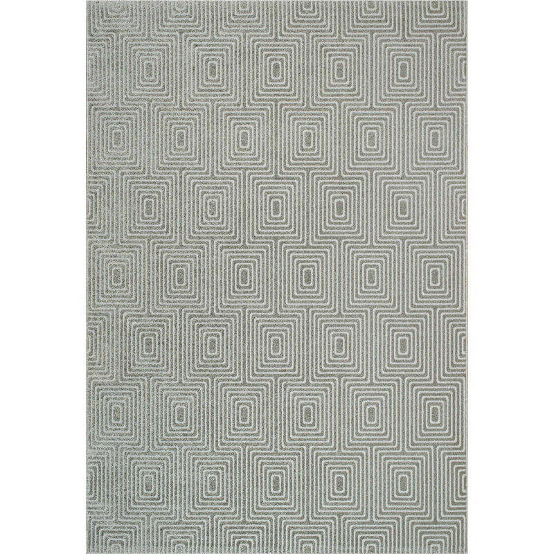Batley Geometric Area Rug, Rectangle 133 x 195cm