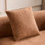 Canapé modulaire courbé 2 pièces 2 pièces, canapé rembourré 4 places en tissu Boucle avec 4 coussins décoratifs, canapé surdimensionné moderne pour salon