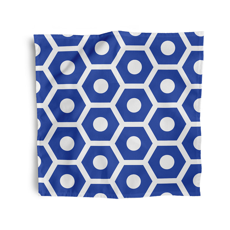 Serviette Alyrica, L 18 po x L 18 po, Bleu