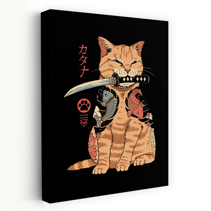 Art contemporain, art contemporain pour chat, H 48 po x l 32 po