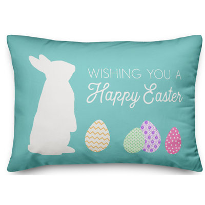 Hippity Hoppity Throw Pillow