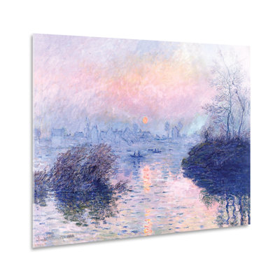 Sunset Landscape by Claude Monet - No Frame Painting