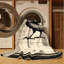  Tapis lavable Pied Crow-1133797146