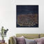 Motif de jeu (doré et bleu marine) par Elisabeth Fredriksson - impression-52362157-52362168