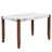 5 Piece Dining Set (Gray,White)