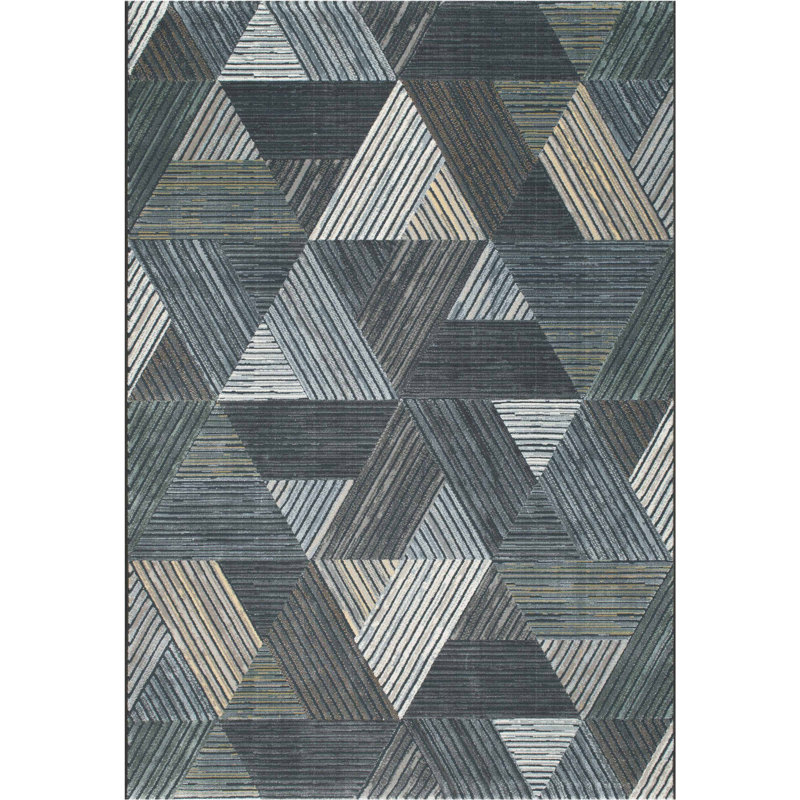 Lozano Striped Area Rug, Rectangle 200 x 290cm