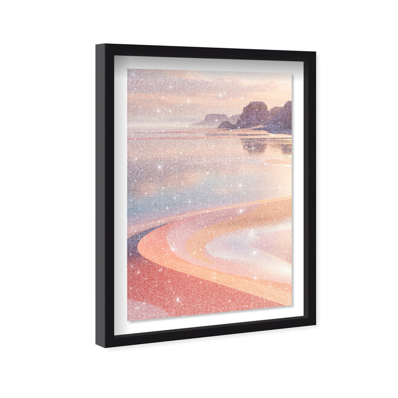 Coastal Dream Framed Graphic Art, 37.5"H x 25.5"W, Black Shadowbox