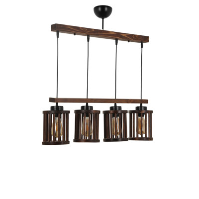 Luminaire suspendu pour îlot de cuisine 4 lumières Neive