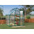 Palram - Canopia Mythos Walk-In Hobby Twin Wall Polycarbonate Aluminum Frame Greenhouse Kit with Roof Vent-364970288-278146429