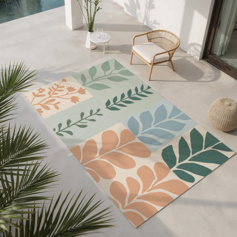 Tapis d'intérieur et d'extérieur Autumn Drift, Rectangle 1 pi 6 po x 2 pi 6 po