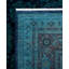 Overdyed Hand-Knotted Wool Modern-Contemporary Green Area Rug 8' 2" x 10' 5"