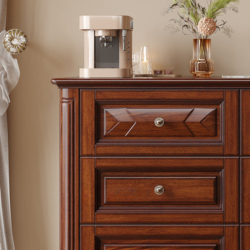 Commode d'appoint en bois massif Simple Simple, Brun