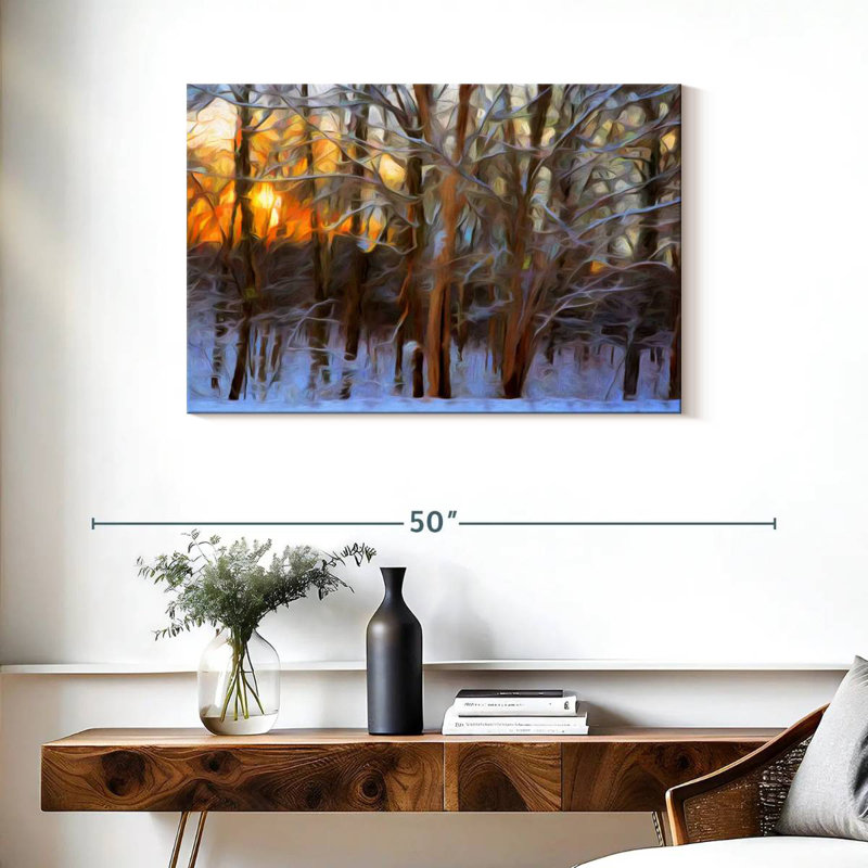 Alvord, Pennsylvanie, neige hivernale, H 24 po x l 36 po
