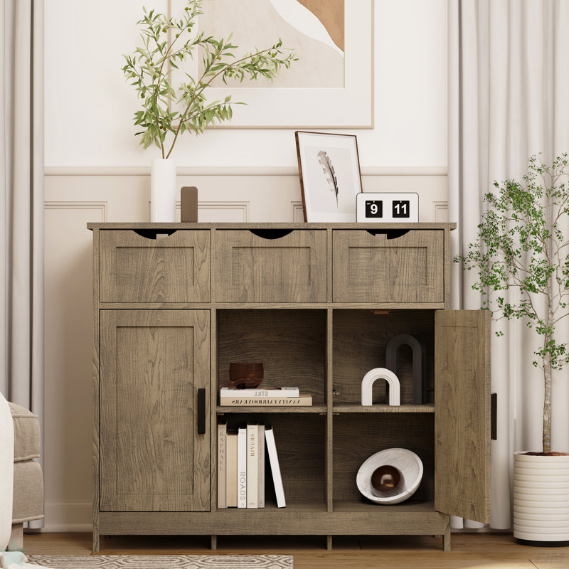 Storage Cabinets,Wooden Floor Cabinet,With Drawers And Shelves Storage Cabinets,Accent Cabinet For Living Room,Bedroom,Bathroom Furniture Home Decor