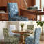 Chaise d'appoint rembourrée Colette avec roulettes-1534172656