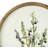 S/4 D19.5" Flora Print Round Frame