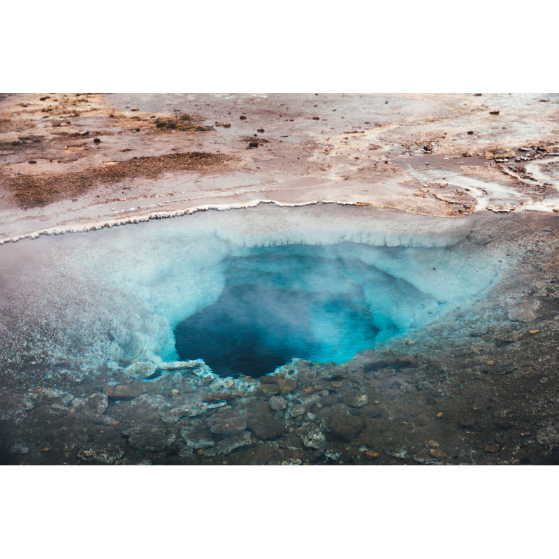 Geothermal Area In Iceland by Borchee - Wrapped Canvas Print, 20cm H x 30cm W