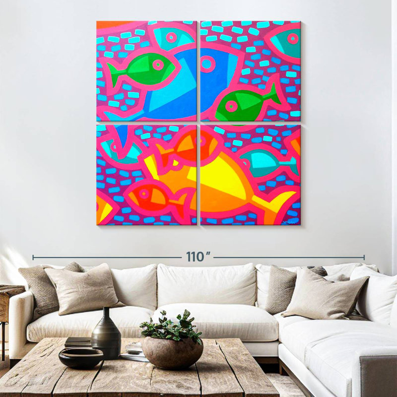 Brampt Funky Fish, 74" H x 74" W