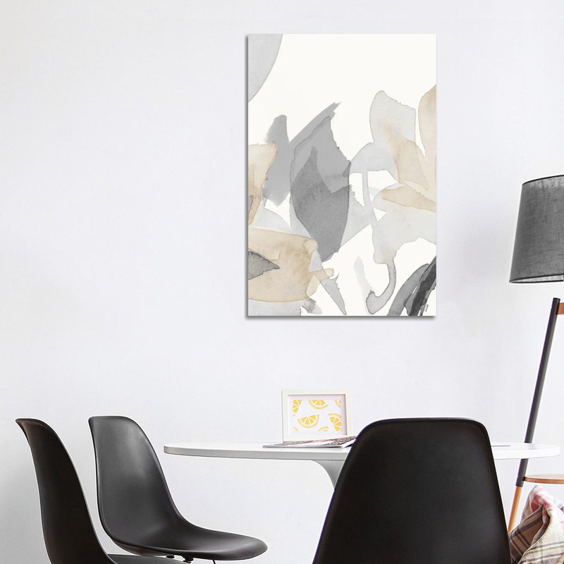 Muted Delicate Floral II 1 Piece Wall Art on Canvas, 101.6 cm H x66.04 cm W x 1.905 cm D, Does Not Apply