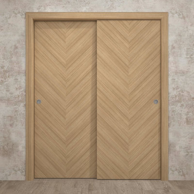 Slab Door Panel | Ego 5005 | Wood Veneer Doors | Pocket Closet Sliding Barn