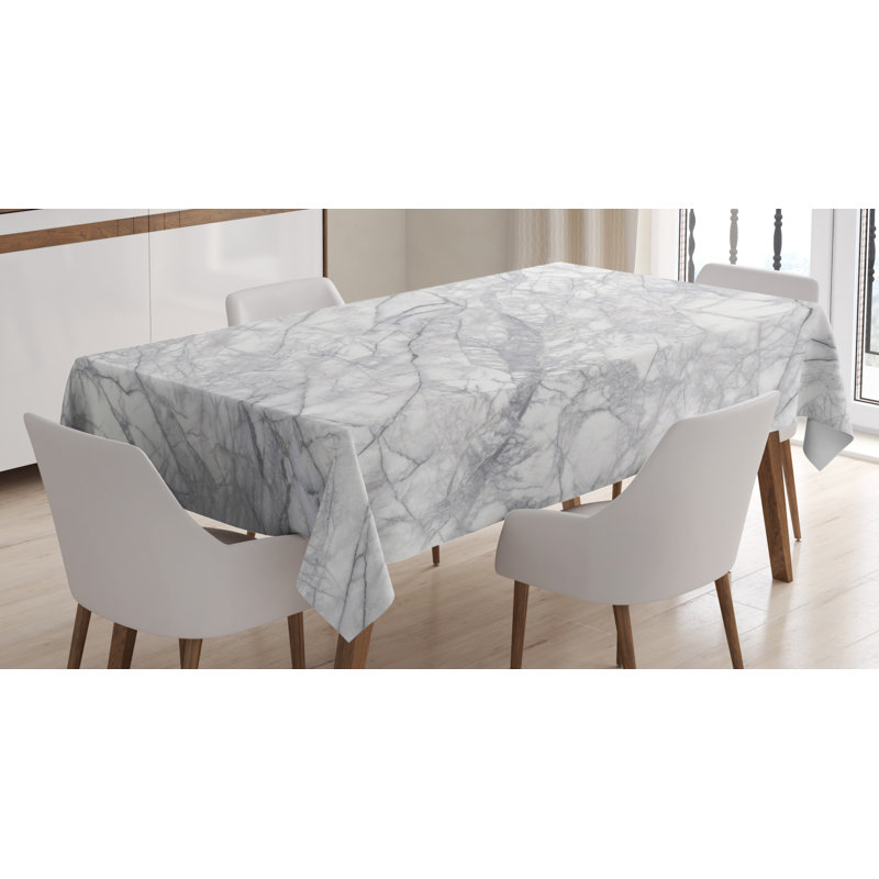 Tablecloth, 84" L x 60" W, Marble