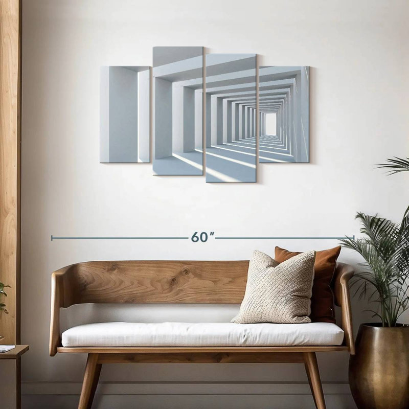 Cube Architecture, 27" H x 43" W