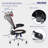 Nouhaus Inc ErgoFlip Adjustable Reclining Ergonomic Swiveling Game Chair-59052229