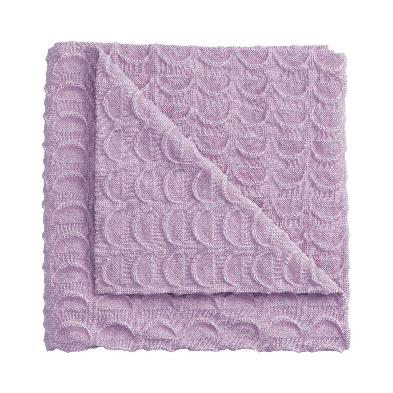 Mimi Knit Throw, Lavender