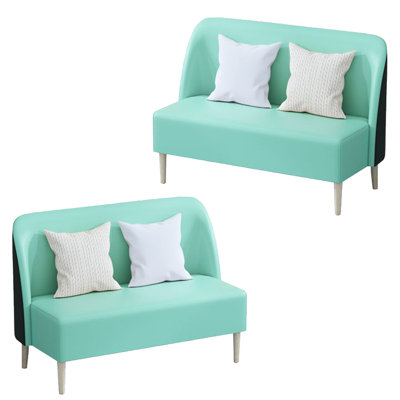 Simple And Luxurious Cafe Bench Faux Leather Upholstered Bench