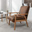 25.38'' Wide Wood Frame Armchair-799658883