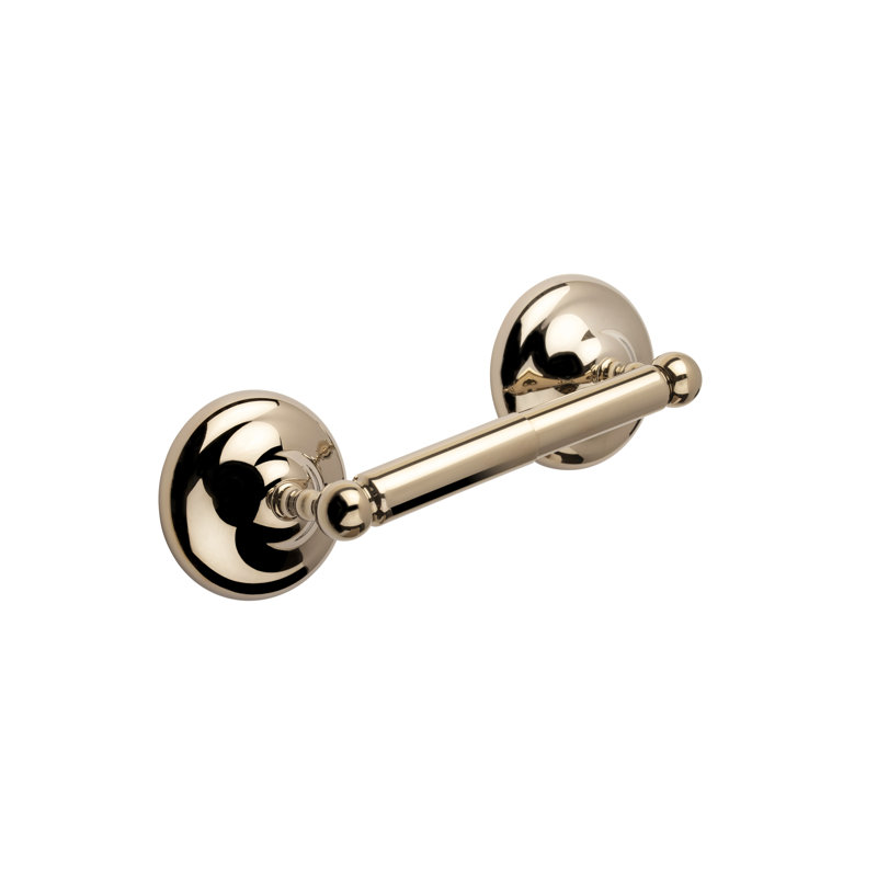 Wall Mounted Toilet Paper Holder, Antique Gold