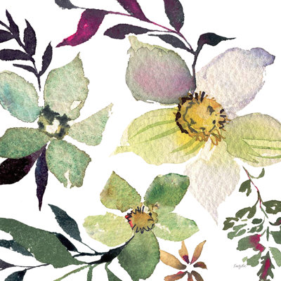 Hellebore Ya Doing III by Kristy Rice - Wrapped Canvas Painting