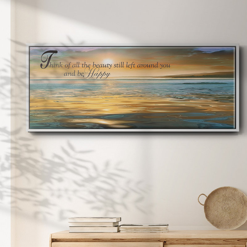All The Beauty- Framed Canvas