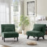 Chaise d'appoint rembourrée de 29,3 po de largeur avec coussin inclus (ensemble de 2)