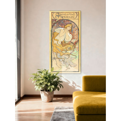 "Chocolat Mexicain", reproduction sur toile tendue